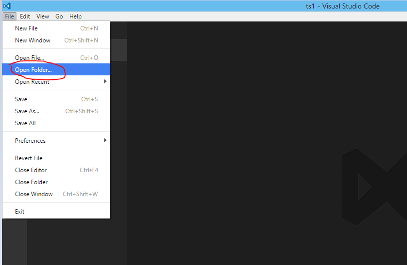 Open Folder